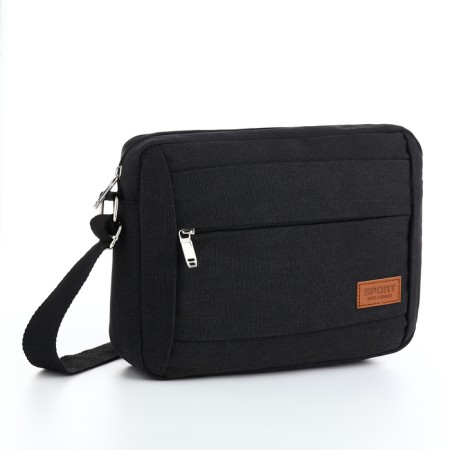 Male bag, black color