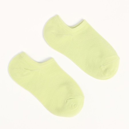 Women's socks shortened, light green color, size 36-40-1