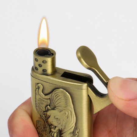 Gas lighter "Tiger", Piezo, 1 x 3.4 x 6.5 cm-1