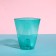 Pot for orchids, 1.5 l, 13 × 17 cm, plastic, transparent-turquoise