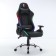 Playing armchair Brabix Lumen GM-50 RGB, backlight, two pillows, eco-leather, black