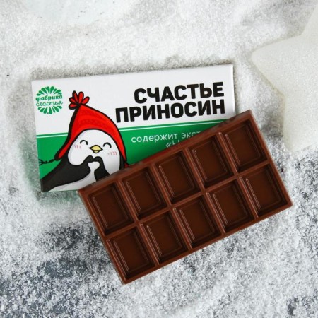 Milk chocolate "Happiness Prividin": 27 g.-2
