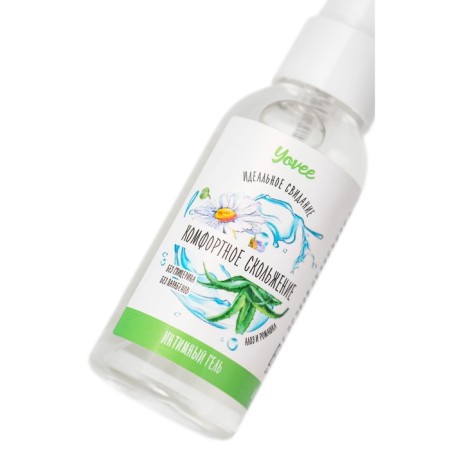 Moisturizing Yovee gel “comfortable sliding” with d-panthenol, aloe and chamomile, 50 ml-4