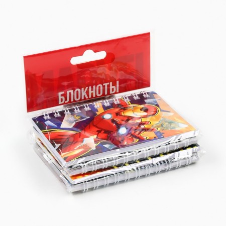 Set of notebooks A7 28l 4 pcs, Marvel-12