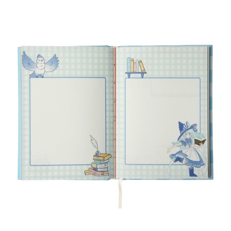 Notebook in a gift box A6, 96 sheets, a color block, on an anime castle, mix-11
