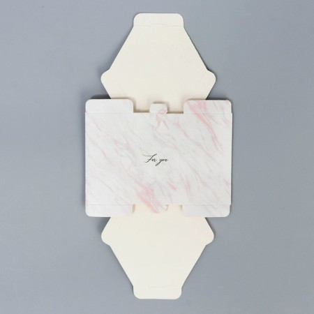 Bonbonniere box, gift packaging, “marble”, 8 x 7.5 x 6 cm-6
