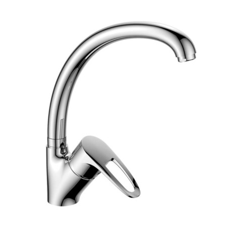 Decoroom DR70021 kitchen mixer, single -leaf, spout length 203 mm, chrome