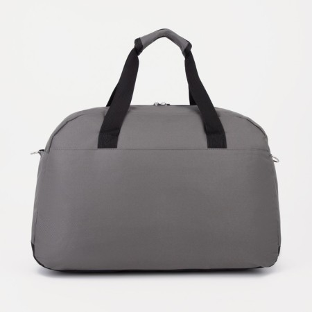 Sports bag with lightning, 2 external pockets, average size, color gray-1