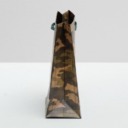 Gift laminated vertical, packaging, “Happy Defender of the Fatherland Day, February 23”, S 12 x 15 x 5.5 cm-4