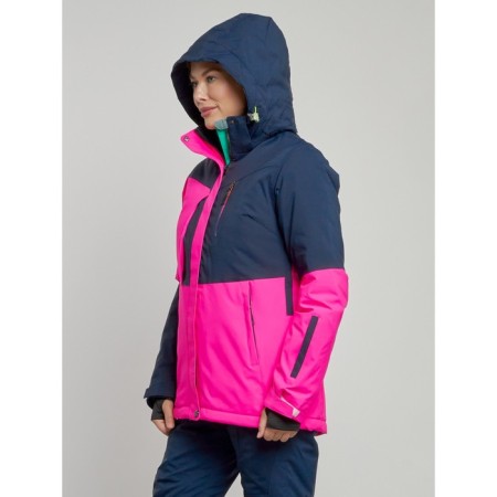Ski jacket women's winter, size 44, pink color-4
