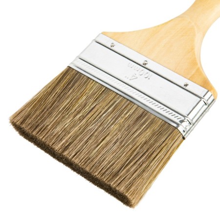 Brush flat MTX Euro 83082, mixed bristles, wooden handle, 4 "-2