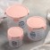 Set of lunch boxes, 3 pcs: 300, 600, 1200 ml, color mix