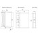 Cabinet-mirror "Karina 60", left, 14 x 61 x 70 cm