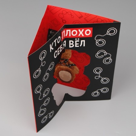 Volume postcard "Bear", 12 x 18 cm-4