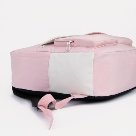 Youth backpack from lightning textiles, 2 pockets, pink color-2