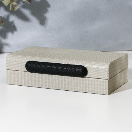 The box for jewelry "minimalism" eco -leather, set of 2 pcs.-8