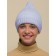 Children's hat, size 51-52, lavender color