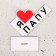 Stele "I love dad" 15x10x4cm