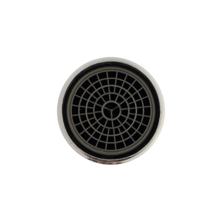 Zein aerator, internal thread, d = 22 mm, plastic grid, metal case, chromium color