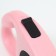 Roulette with a print "Puppy", 5 m, black pink