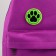 The reflective icon "Paw", D = 5.8 cm, color mix