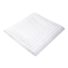 Supply striped, size 160x220 cm, white color