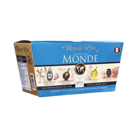 New Year. Figure chocolate Alcools du Monde, with alcoholic filling, assorted, 10 g-2