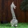 Souvenir tree "Zebra Mirosh" 40x12x9 cm