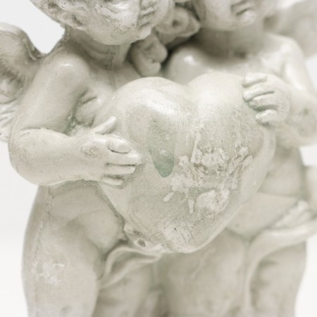 Figure "Angels with the heart" aged, 12x11x6cm-5
