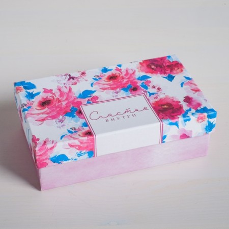 A set of boxes 10 in 1, gift packaging, “Flower extravaganza”, 12 x 7 x 4 - 32.5 x 20 x 12.5 cm-11