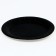 Paper plates, 6 pcs, black color