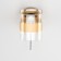 Sconces Citilux "Virta" CL140311, 12x12 cm, 1x60W, E14, brown color