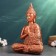 Figure "Buddha Medium" copper, 20x11x29cm