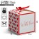 Gift folding box, packaging, "love", 12 x 12 x 12 cm