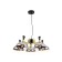 Ambrella Light Traditional, 5x40W E27 chandelier, Black gold color