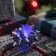 LED toy "Balt-star" 9 × 6 × 9 cm, batteries Lr44x3, glow of multi, silver