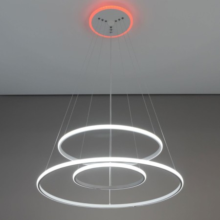 Suspended Citilux “Neon Smart” CL731A090E 80x80x40 cm, 3x36.7W, LED, white color-12