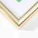 Photo frame A4 21x30 cm 45-O format (f) gold (plastic screen)