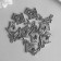 Decor Metal for creativity "Binger" silver 7648 3x1.9 cm