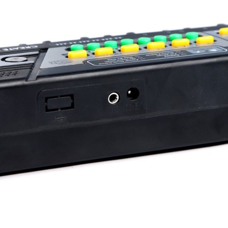 The synthesizer "Little musician", with a microphone, 49 keys, black color-3