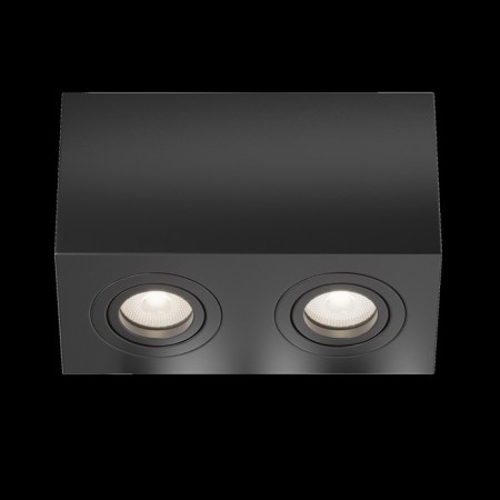 Technical C017CL-02B, 2XGU10, 50W, 20x10x1.5 cm lamp, black color, black color-5