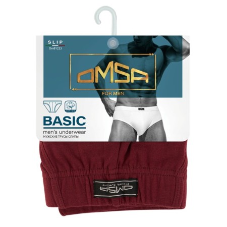 Panties Crypes Omsa Classic 1223, size 54, Bordo color-2