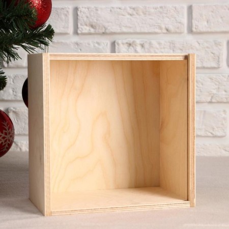 Box-Penal "Ball of desires, bell", 20x20x10 cm, box with an opening lid, print-2
