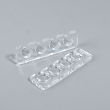 Dividers d/fingers 9.5*2.7cm silicone (pair) transparent packet nakl QF