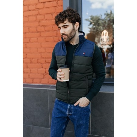 Male ise vest, size 46, khaki color-10