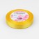 Satin ribbon "Golshek", 15 mm × 23 ± 1 m, color yellow No. 132
