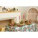 The tablecloth of the New Year's share "SHRISTMAS BERIES" 145*300 +/- 2 cm, 100% p/e