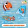 Glasses for swimming children's “on the wave” “fish”, bears