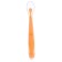 A spoon for a nursery, for the first feeding, in a container, orange