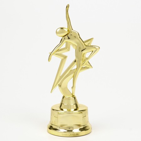 Award figure for the application of "man in flight", gold, plastic, 21.5 x 7.5 cm-1